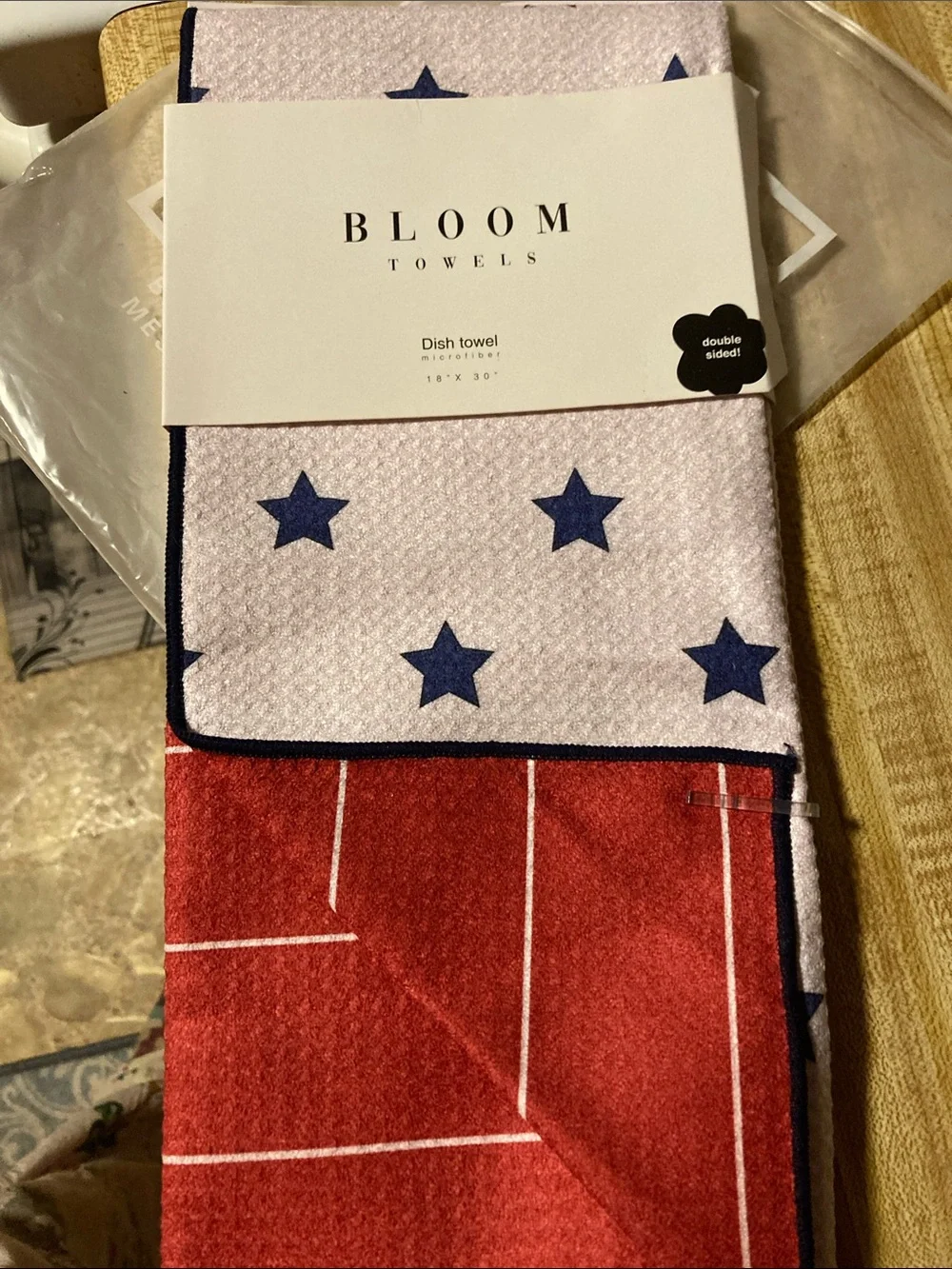 Bloom towels double sided microfiber dish towel